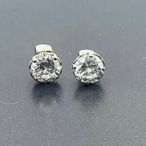 Kate Spade New York That Sparkle Round Glistening Faceted Clear CZ Stud Earrings